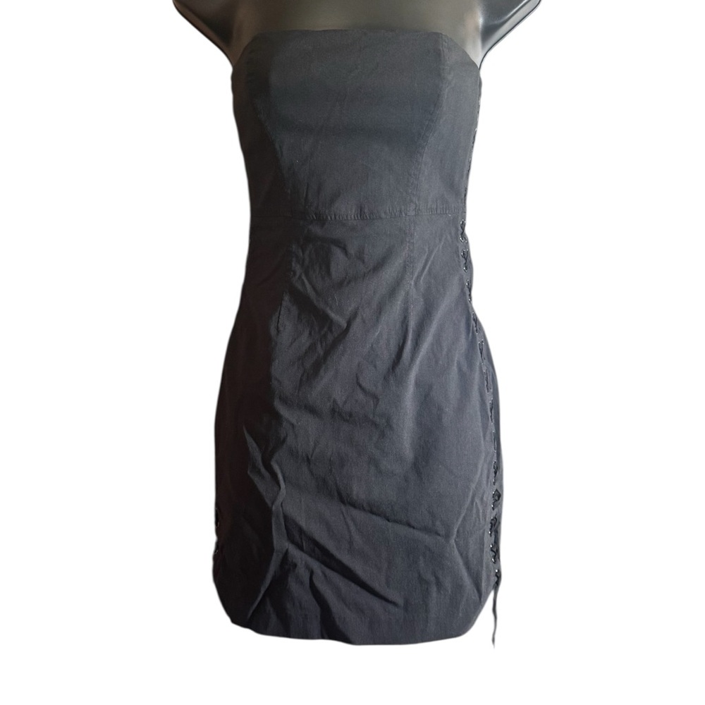 Bodycon Black Strapless Dress